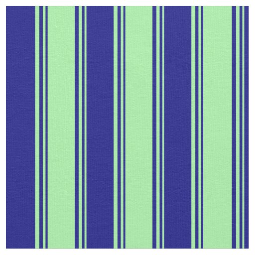 Green & Blue Striped/Lined Pattern Fabric