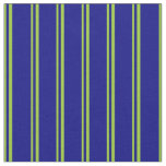 [ Thumbnail: Green & Blue Striped/Lined Pattern Fabric ]