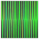 Green Blue Yellow Vertical Stripe Print Pattern Fabric