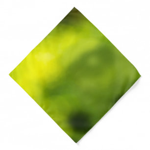 Green Blurred Bright Background Bandana