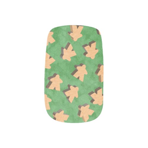 Green Board Game Meeple Minx Nail Art Decals