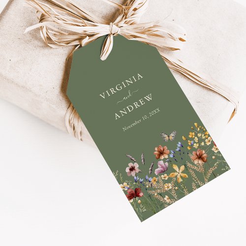 Green Boho Gift Tag