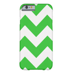 Green Bold Chevron Barely There iPhone 6 Case