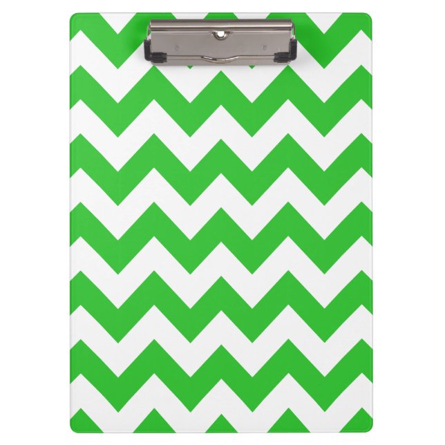 Green Bold Chevron Clipboard (Front)