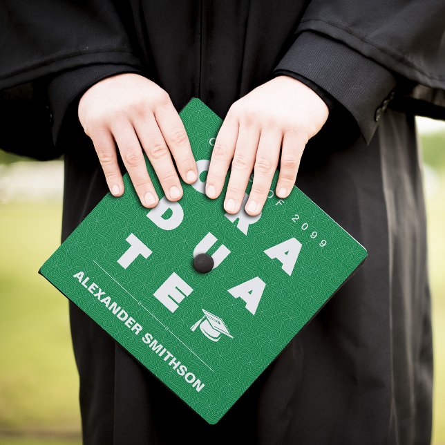 Green Bold GRADUATE Letters and Cap (Creator Uploaded)