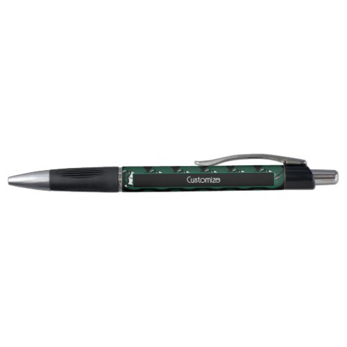 Green Book And Quill Promotional Pen
