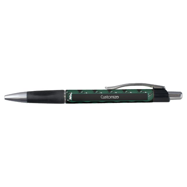 Green Book And Quill Promotional Pen (Top)