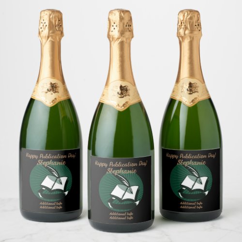 Green Book And Quill Sparkling Wine Label