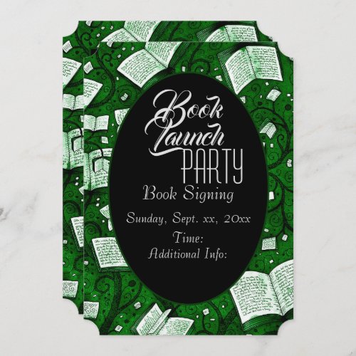 Green Book Launch Party Invitation