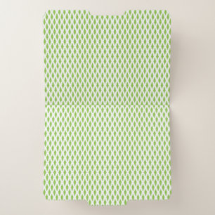Green Botanical Pattern File Folder