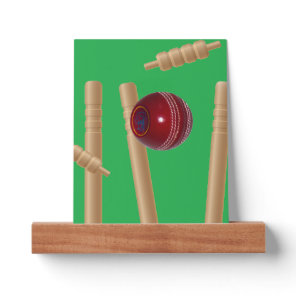 Green Bowled At Cricket, Picture Ledge