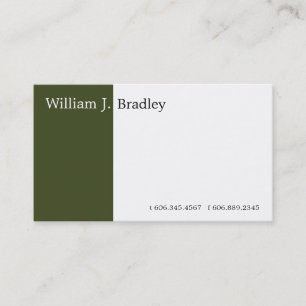 Green Box Business Card