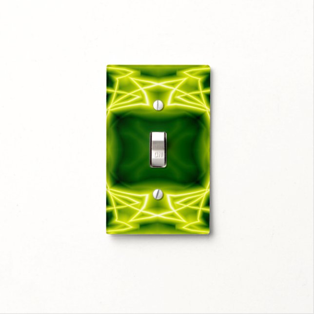 Green Boxes Light Switch Cover (In Situ)