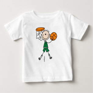 Green Boy Basketball Player t-shirts and Gifts