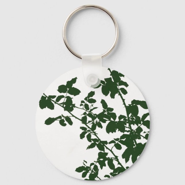 Green Branches Keychain (Front)