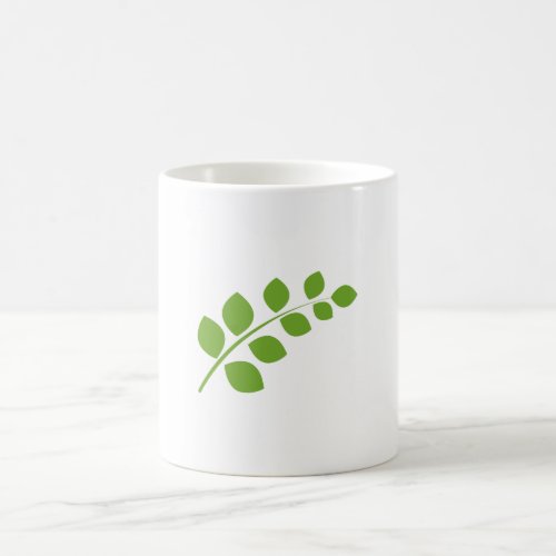 Green Brew Harmony Eco Icon Logo Mug Coffee Mug