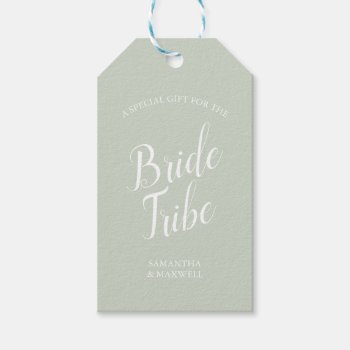 Green Bridesmaid Proposal Card Gift Tags by VGInvites at Zazzle