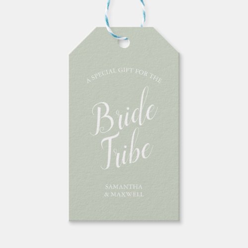 Green Bridesmaid Proposal Card Gift Tags