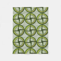 Green Brigid's Cross on Green
