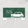Green British Mini Cooper Custom Business Card
