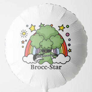 Green Broccoli Brocc, Rock Star Balloon