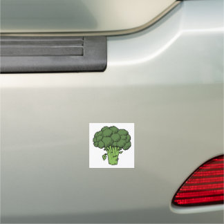 Green Broccoli Car Magnet