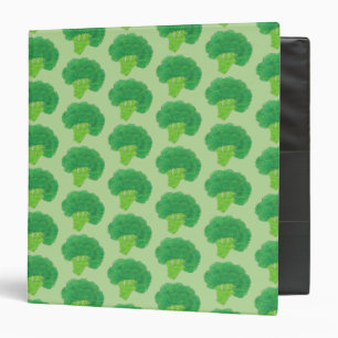 Green Broccoli Gardening Vegetable Produce 3 Ring Binder
