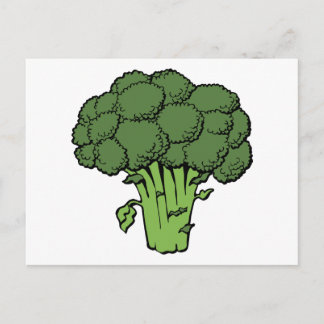 Green Broccoli Postcard