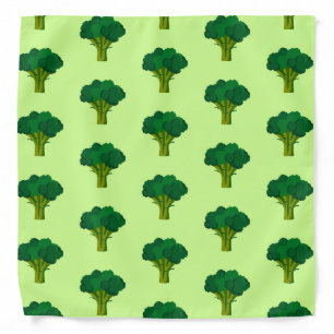 Green Broccoli Vegetable Healthy Eating Veggie Bandana