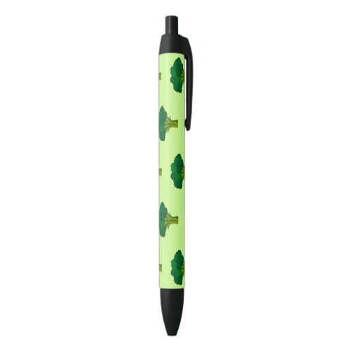 Green Broccoli Vegetable Healthy Eating Veggie Black Ink Pen