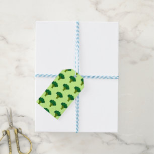 Green Broccoli Vegetable Healthy Eating Veggie Gift Tags