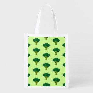 Green Broccoli Vegetable Healthy Eating Veggie Grocery Bag