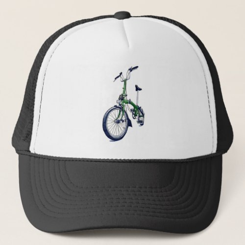 Green Brompton bicycle Trucker Hat