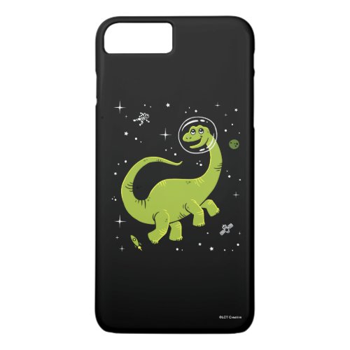 Green Brontosaurus Dinos In Space iPhone 8 Plus7 Plus Case