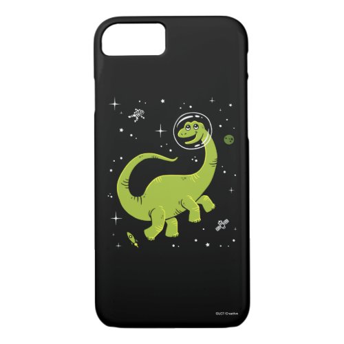 Green Brontosaurus Dinos In Space iPhone 87 Case