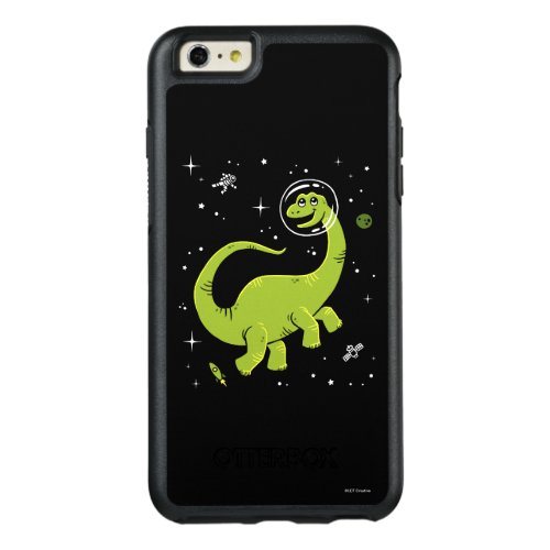 Green Brontosaurus Dinos In Space OtterBox iPhone 66s Plus Case