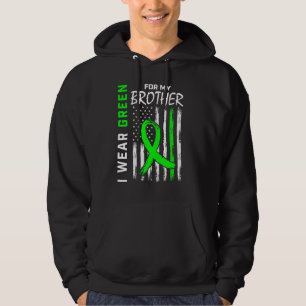 Green Brother Kidney Disease Cerebral Palsy Awaren Hoodie