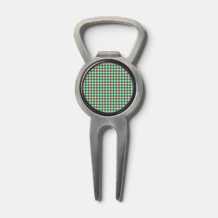 Green Brown Diamond Checker Pattern Divot Tool