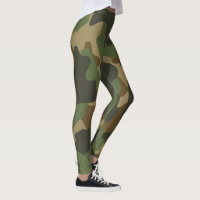 Green Brown Khaki Military Nature Camouflage