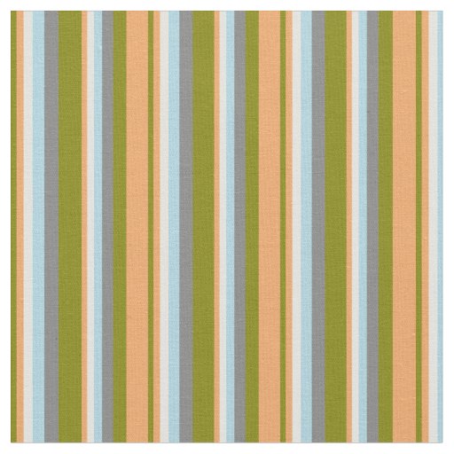 Green, Brown, Light Cyan, Light Blue, and Gray Fabric