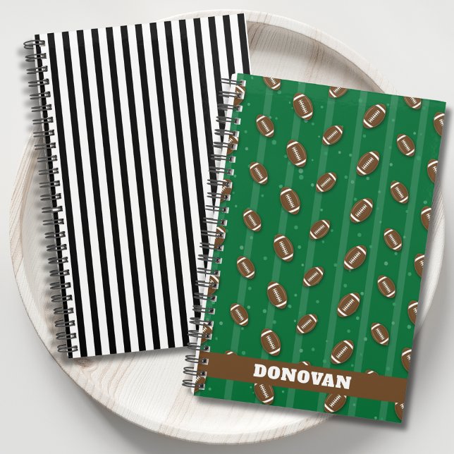 Green Brown Personalized Football Themed 2026 Planner (Creator Uploaded)