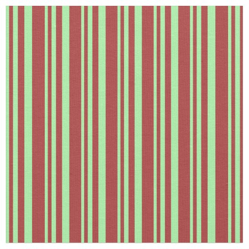 Green & Brown Stripes Pattern Fabric