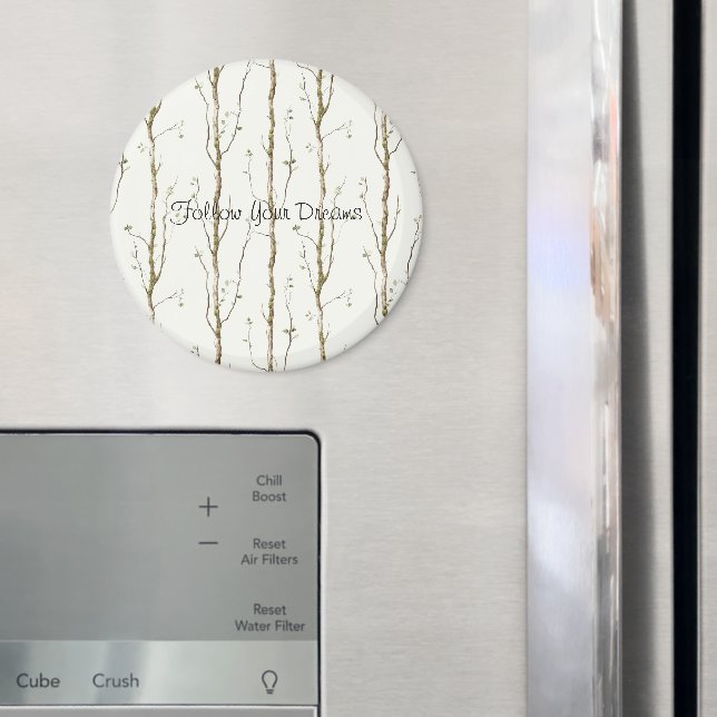 Green Brown Trees   Magnet (In Situ (Fridge))