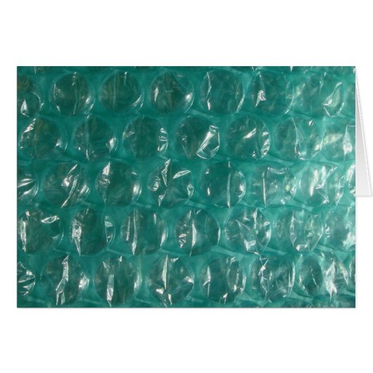 Green Bubble Wrap Cards (Front Horizontal)