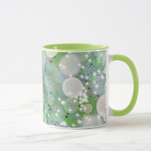 Green Bubbles Mug
