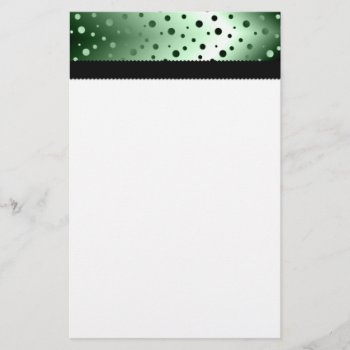 Green Bubbles Personal Stationery by capturedbyKC at Zazzle