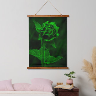 "Green Bud"  Hanging Tapestry