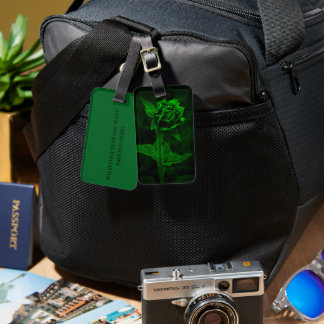 "Green Bud"  Luggage Tag