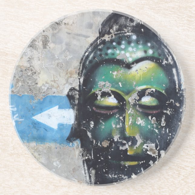 Green Buddha Coaster (Front)
