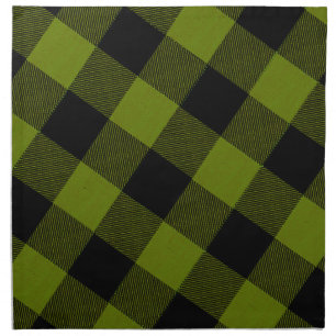Green Buffalo Check Garden Cloth Napkin